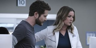 Matt Czuchry and Emily VanCamp on The Resident