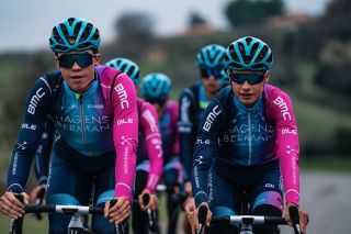 The Hagens Berman Axeon riders show off their 2022 colours