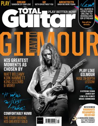 Total Guitar David Gilmour issue cover