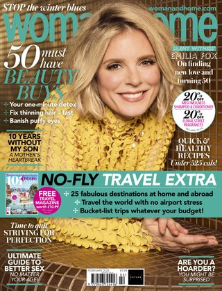 Emilia Fox for woman&home February 2025 cover