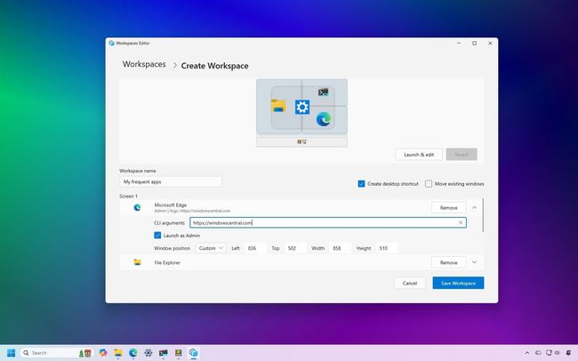 How to automate your desktop layout with PowerToys Workspaces on ...