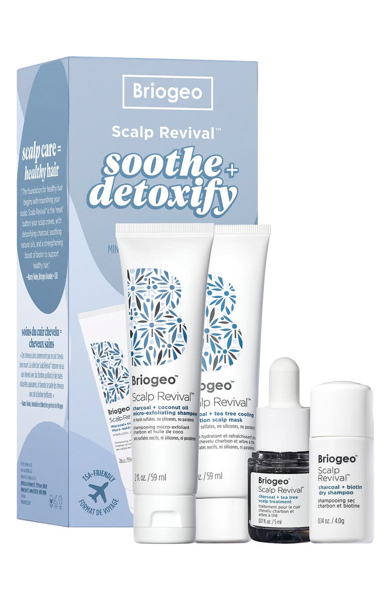 Scalp Revival&amp;trade; Soothe + Detoxify Travel Set for Dry, Itchy, Oily Scalp