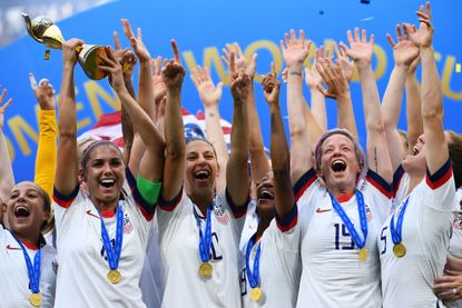 The U.S. women's soccer players