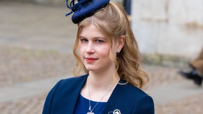 Lady Louise Windsor’s summer might be slightly more stressful this year. Seen here she attends a memorial service