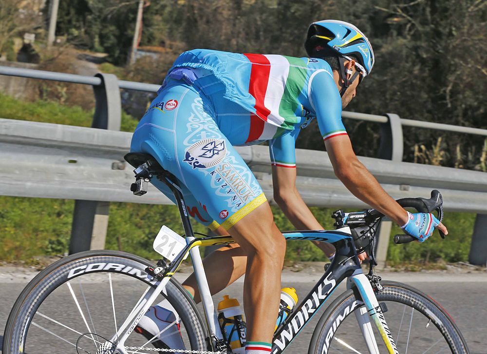 Italian champion Vincenzo Nibali (Astana)