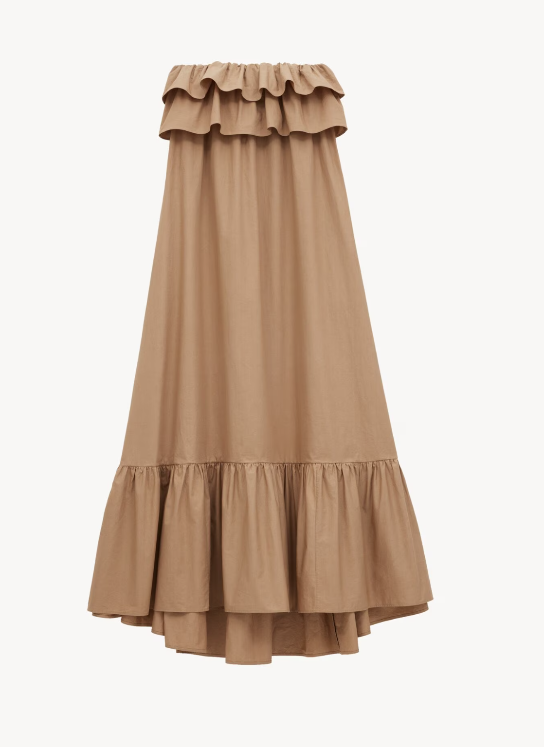Saint Laurent, Ruffle-Detail Maxi Dress
