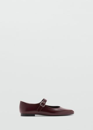 Patent Leather-Effect Ballet Flats - Women | Mango United Kingdom