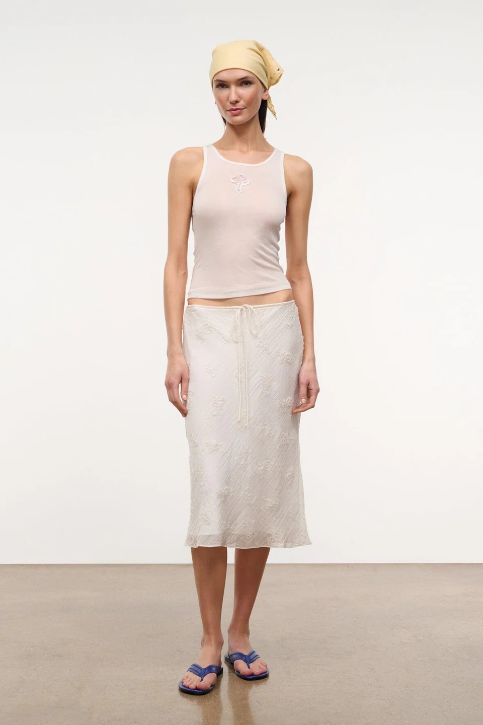 Lucia Skirt | White - White / Xs