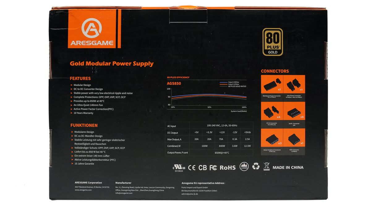 ARESGAME AGS850