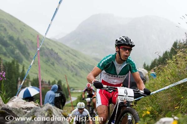 Marco Fontana (Cannondale Factory Racing) spent some time at the front