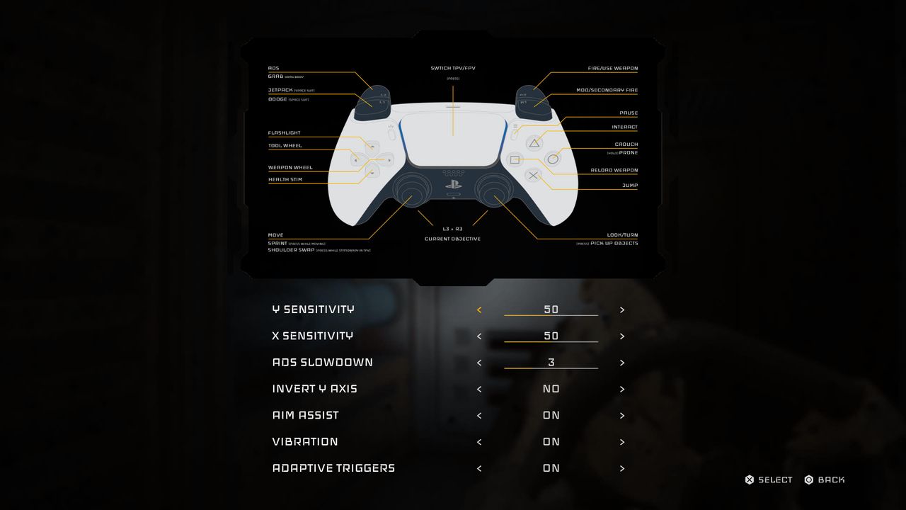 Screenshot of the menu from Quantum Error