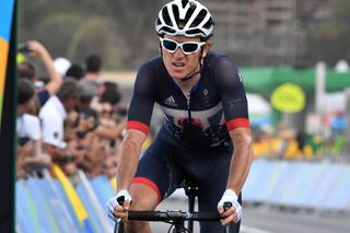 Geraint Thomas in the mens road race at the 2016 Olympic Games