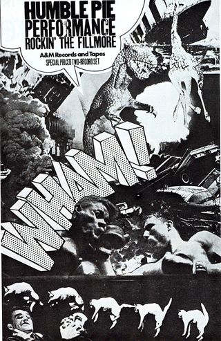 Fire down under, Australian ad for the ...Fillmore live album, 1970