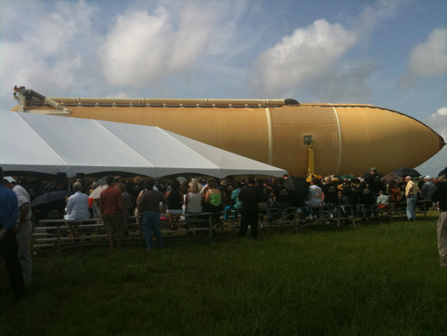 Fuel Tank Ready For Final Space Shuttle Flight