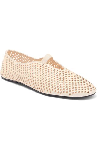 Stunz Perforated Mary Jane Flat