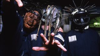 Slipknot portrait, United Kingdom, 2000