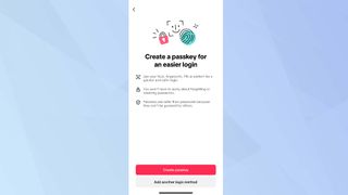 TikTok Security Checkup Passkey