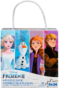 Disney Frozen 2 4 Pack of Puzzles, 96 pieces | $95.99 at Amazon