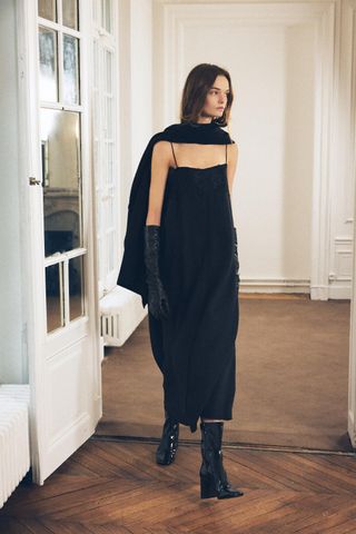 Asymmetric Knit Cape