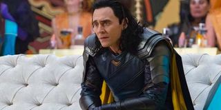 Loki Tom Hiddleston looking worried in Thor Ragnarok