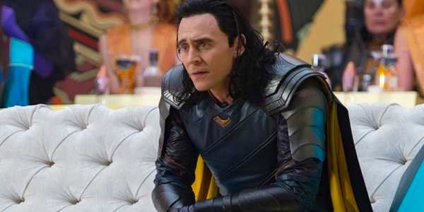 Loki Tom Hiddleston looking worried in Thor Ragnarok