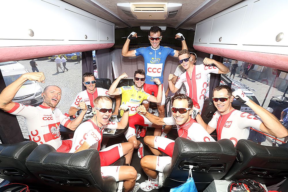 The Polish national team before stage 5