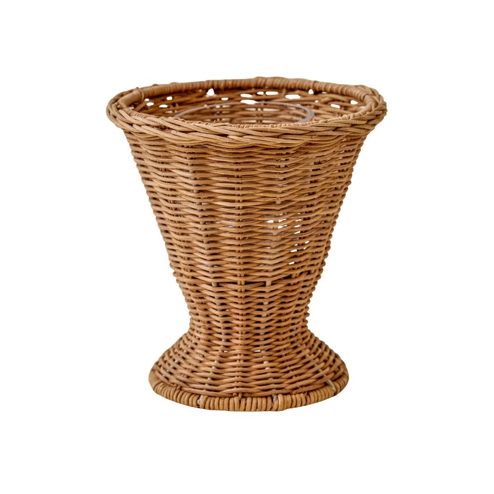 Small Atlas Woven Rattan Vase