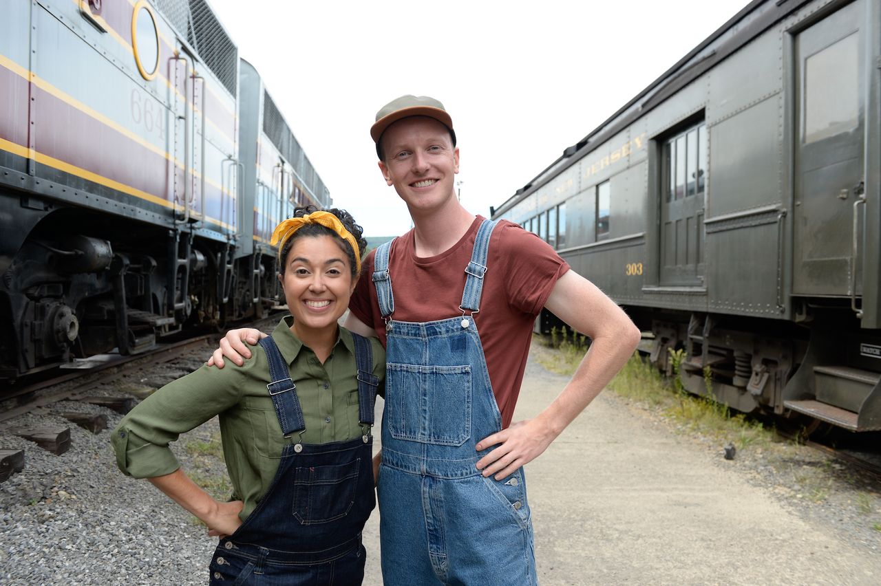 Charlie Engelman and Carly Ciarocchi in Weird But True on Disney+.