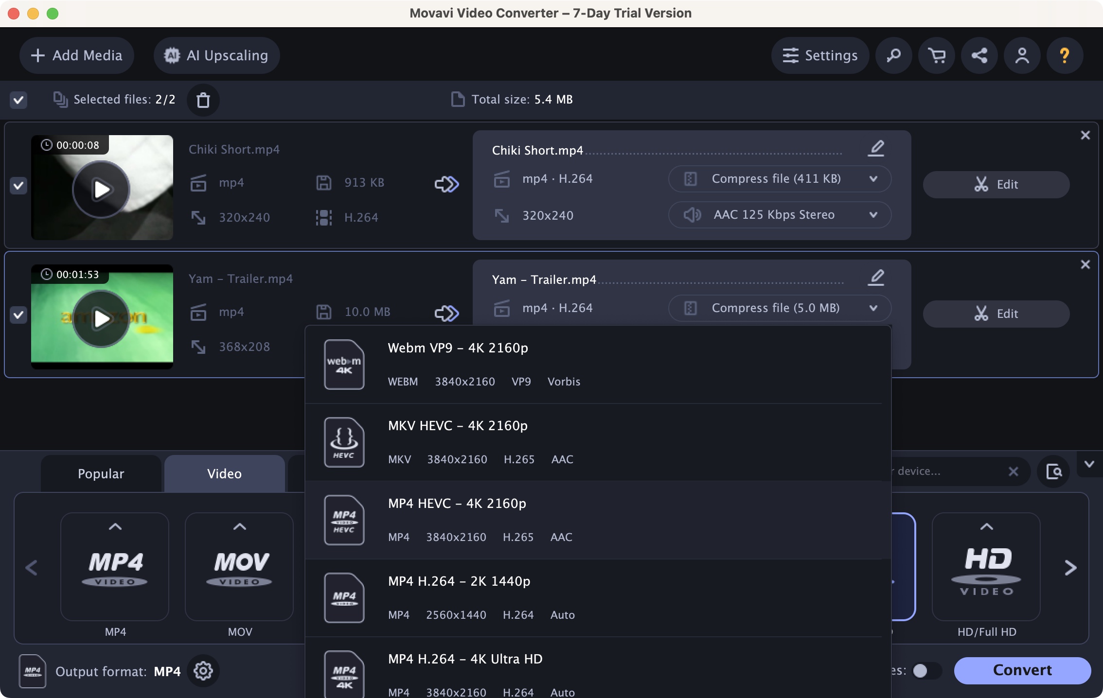 Movavi Video Suite 2025 during our review