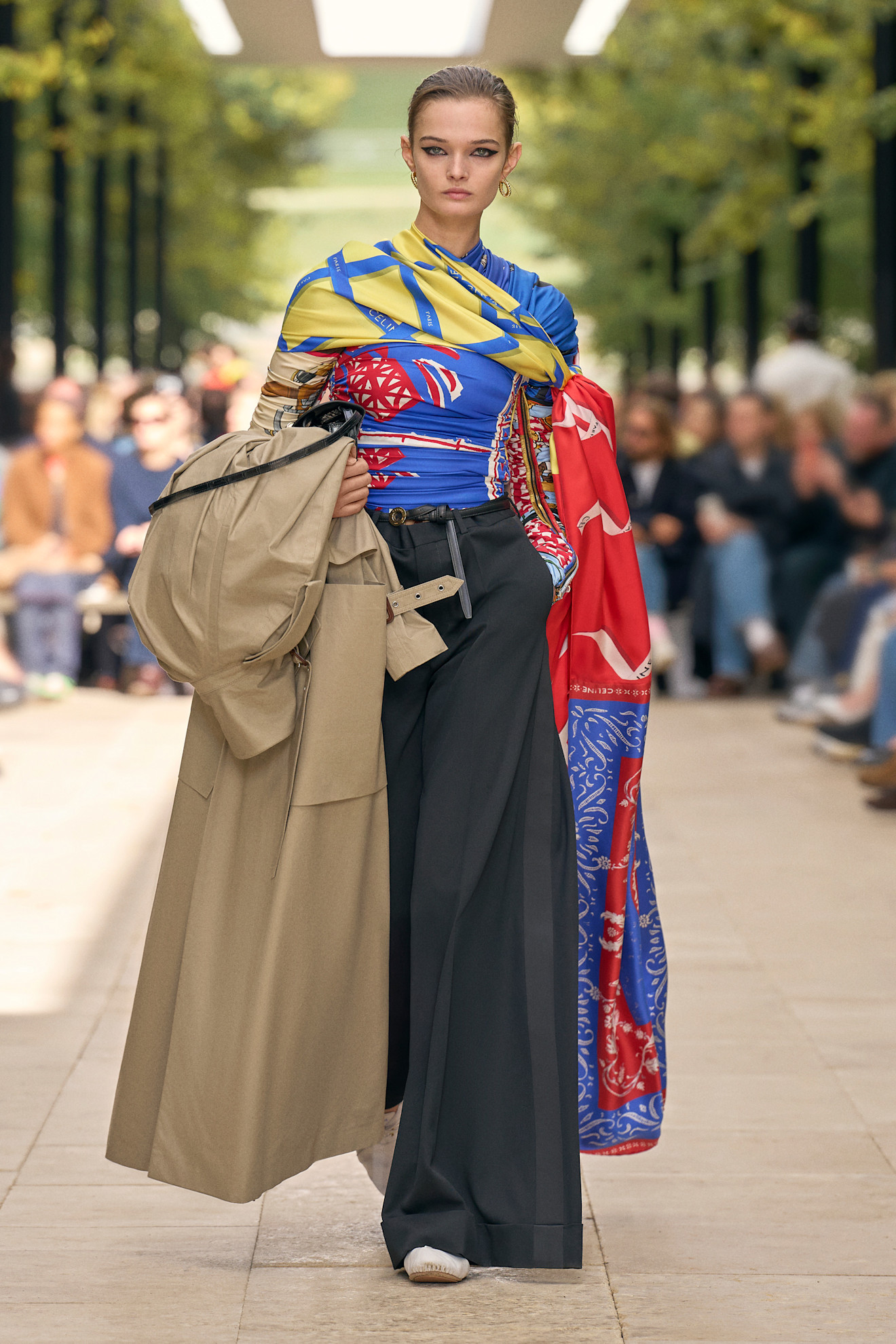Trends to wear now in summer 2026: scarf prints