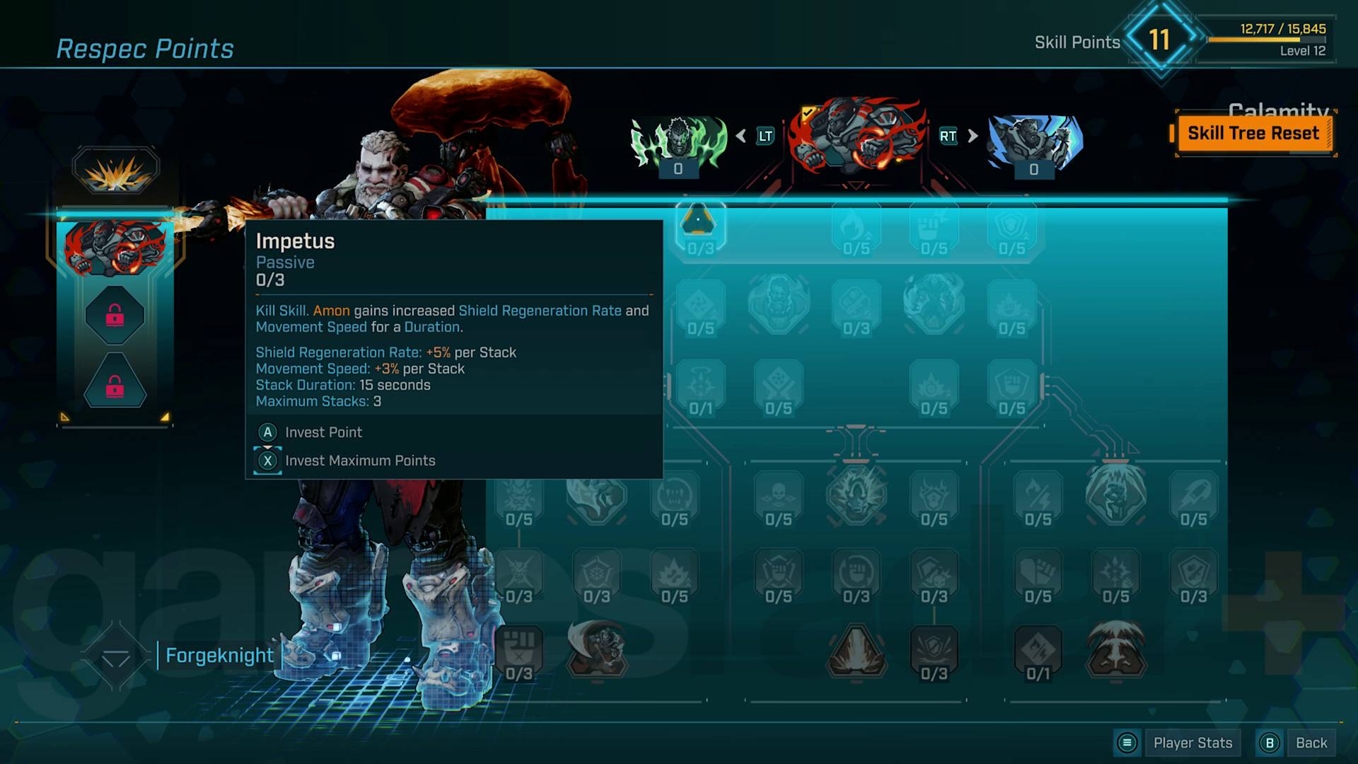 Borderlands 4 resetting skill points on Amon skill tree