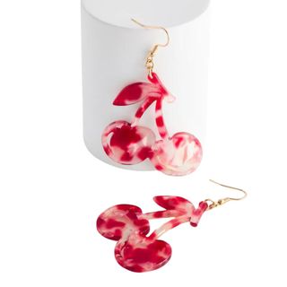 Next Red Cherry Resin Earrings