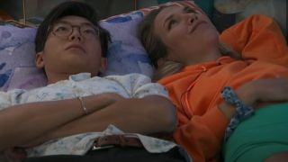 Derek Xiao and Claire Rehfuss in Big Brother on CBS