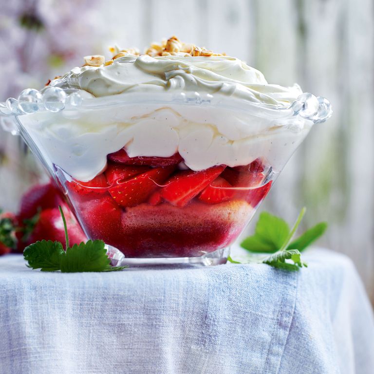 Strawberry and Ricotta Trifle recipe-Strawberry recipes-recipe ideas-new recipes-woman and home