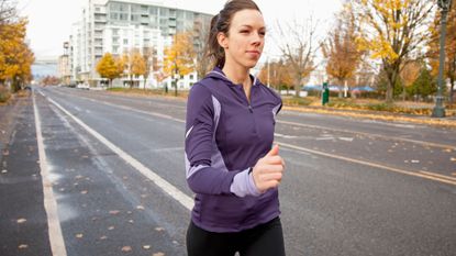 Woman doing a walking workout