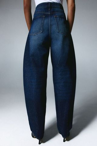 Tonnenhohe Jeans