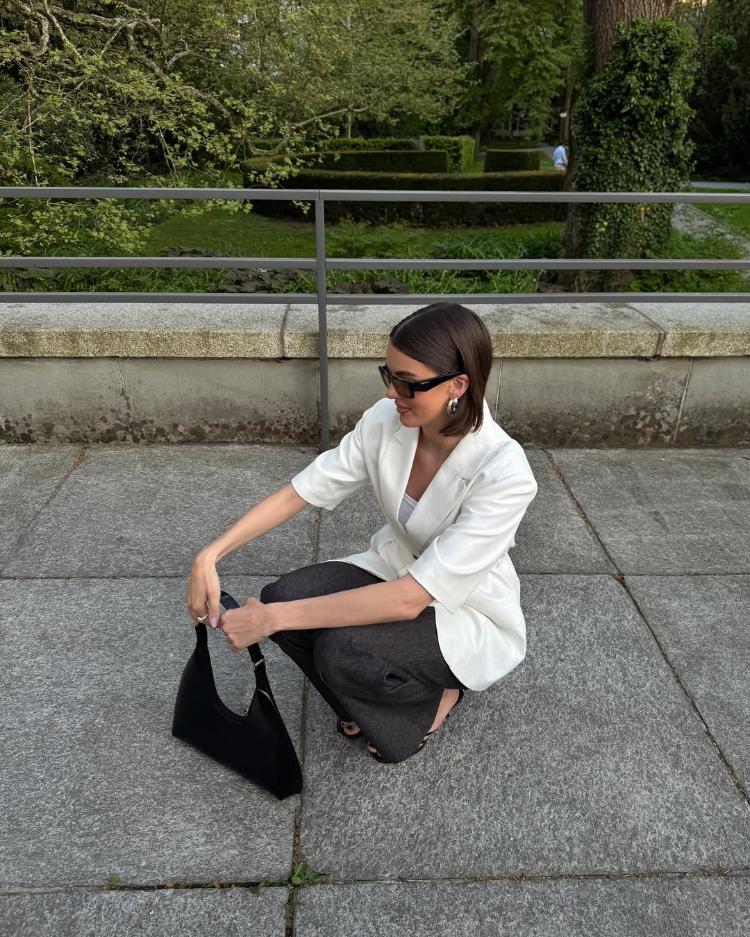 Mary L. Jean poses with a sleek bob