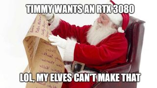 Santa holding a list