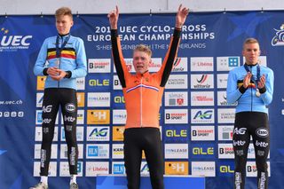 Pim Ronhaar the winner of the junior title at the Cyclo-cross European Championships