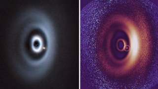 WISPIT 2b, a hungry infant planet found gobbling up matter around a young star as seen by the Very Large Telescope (VLT) in Chile