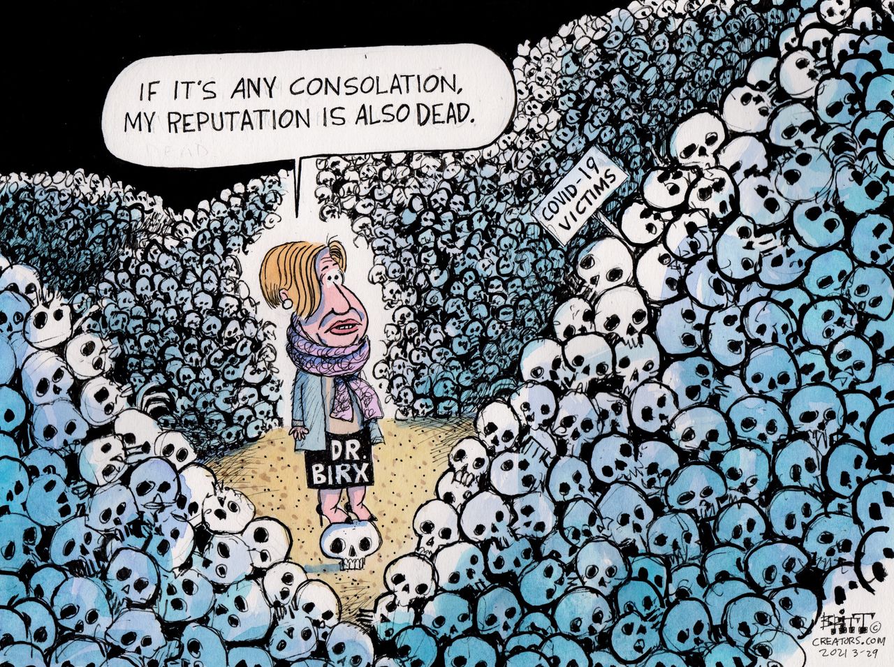 Political Cartoon U.S.&amp;amp;nbsp;Dr. Birx coronavirus response