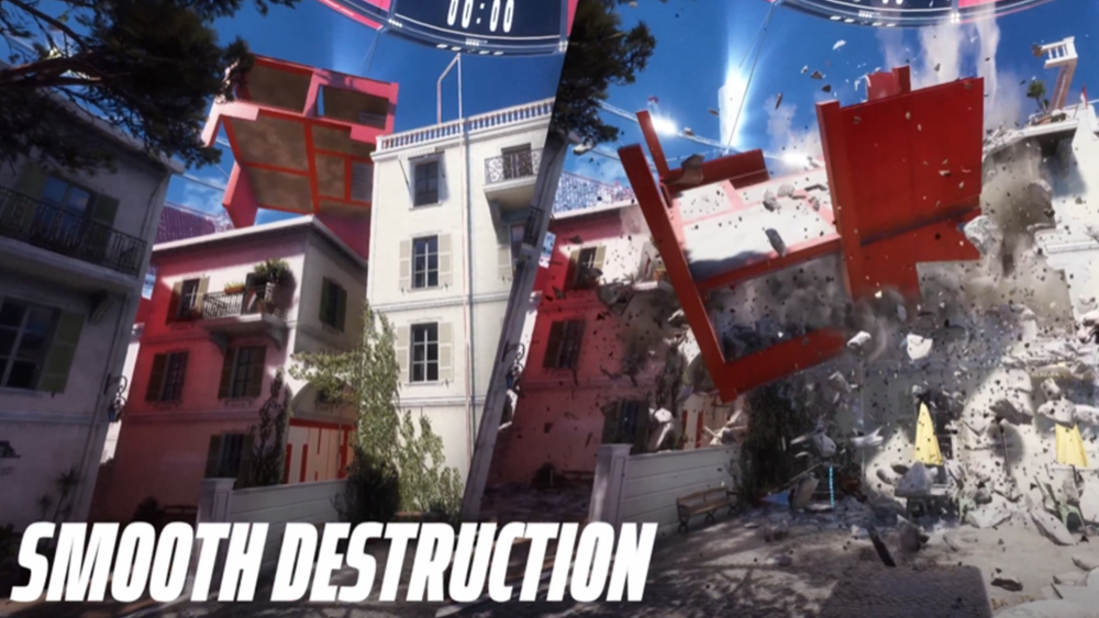Smooth Destruction in The Finals video game