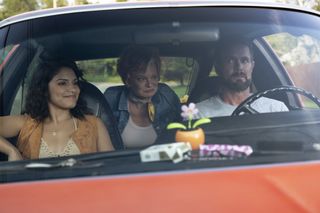 Jack and girlfriend Gloria have a backseat driver in Barb, pushing him back into crime.