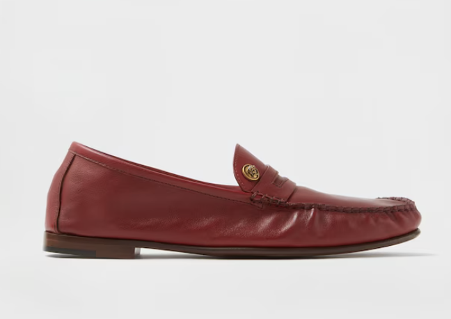Versace, Guanto Leather Loafers