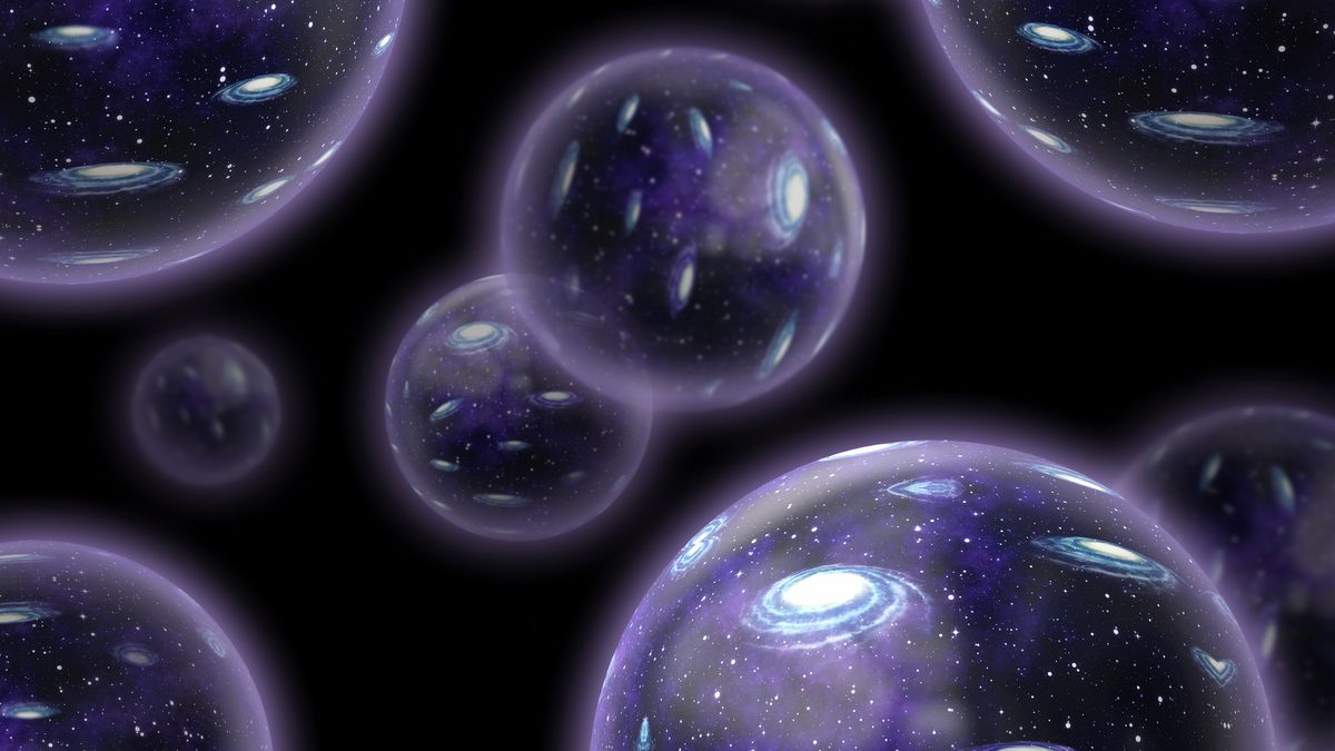 Bubble universe, multiverse shown in this artist&#039;s conception.