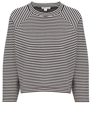 Whistles Izzy Crop Db Face Stripe Top, £65