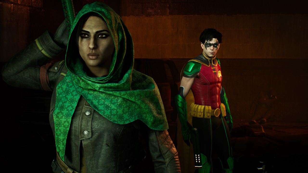Talia al Ghul and Robin in Gotham Knights