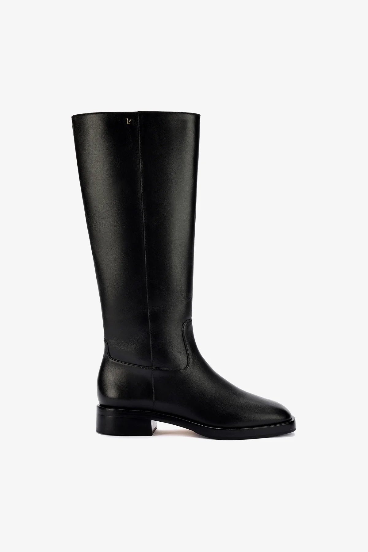 Larroudé, Anne Boot in Black Leather