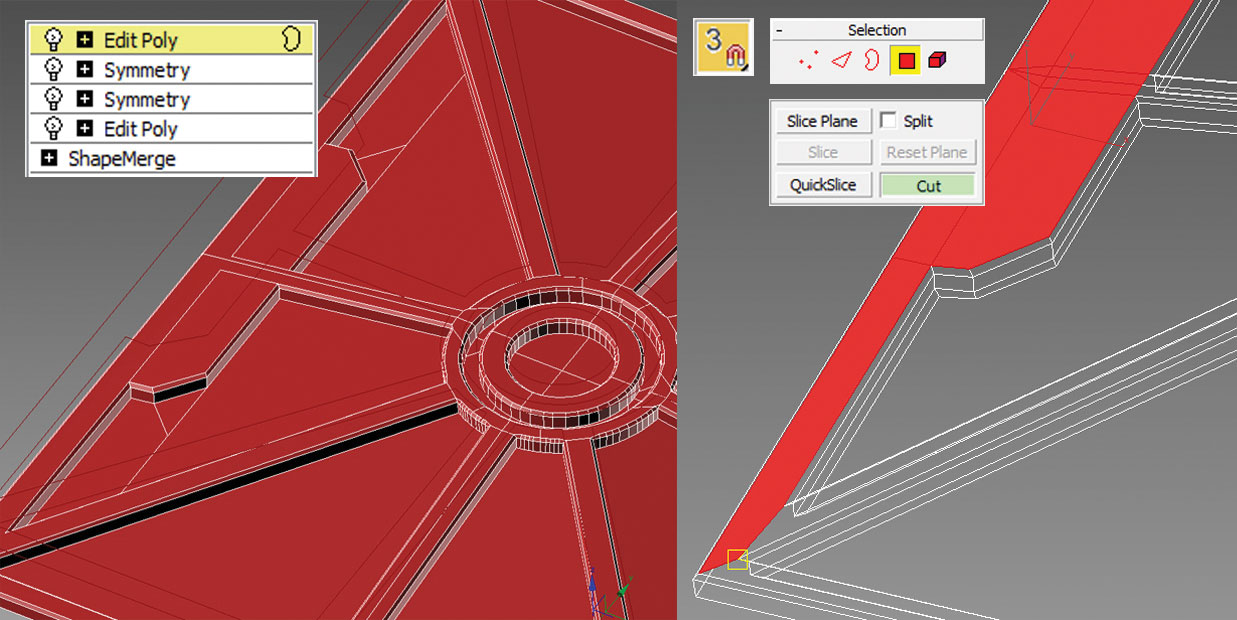 Create extra details by adding a PolyEdit modifier