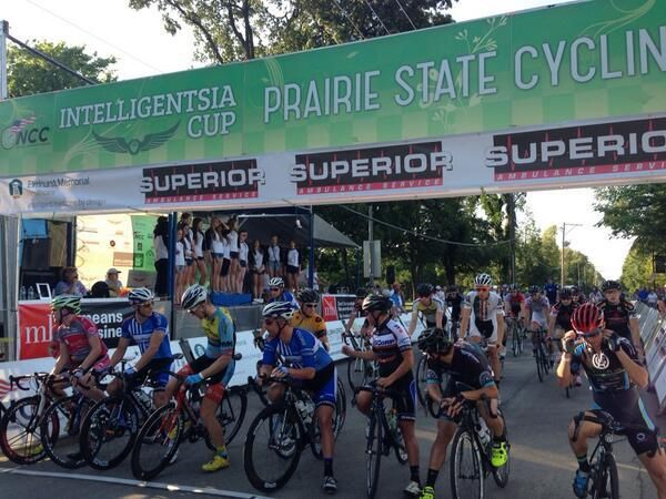 Riders in the men's race get called-up to the start line